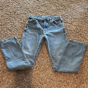 Wrangler Retro Slim Straight Blue Jeans
